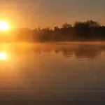 Mazurski Papy Smerfa Plaza Pomost Jezioro Prywatny Staw Gospodarstwo Pasieka * Lesniewo (Ketrzyn)